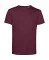 Organische Heren T-Shirt B&C TU01B Burgundy